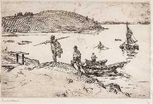 Frank Weston Benson - A aterragem