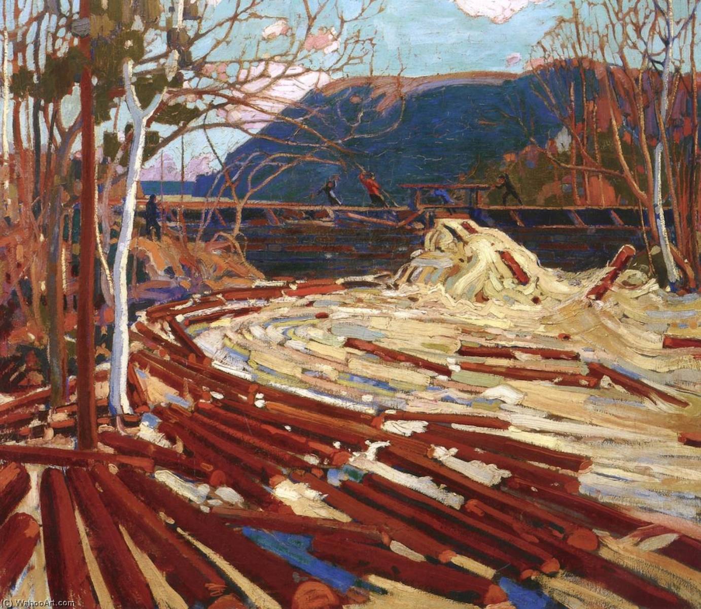 Reproduções De Pinturas o unidade, 1917 por Tom Thomson (18771917