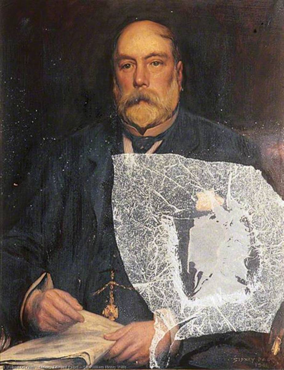 Reproduções De Pinturas Sir William Henry Wills, 1901 por Sidney Edward